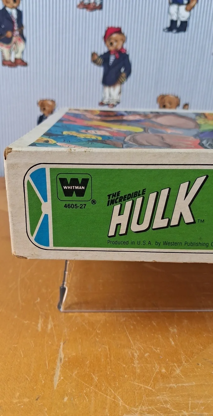 Vintage 1982 Incredible Hulk 100 Large Pieces 14 X 18 Whitman Jigsaw Puzzle